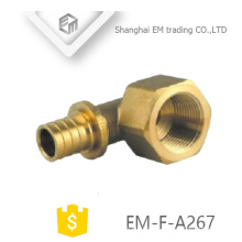 EM-F-A267 latão de diâmetro diferente Porca sextavada fêmea rosca circular montagem dente união